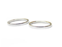 スリム　ストレート　マリッジリング　結婚指輪