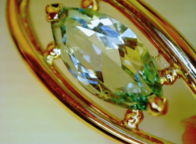 グリーンベリル　ネックレス　ベリル　マーキス　福岡　福岡市　ミントベリル　ミント　マーキスカット　宝石